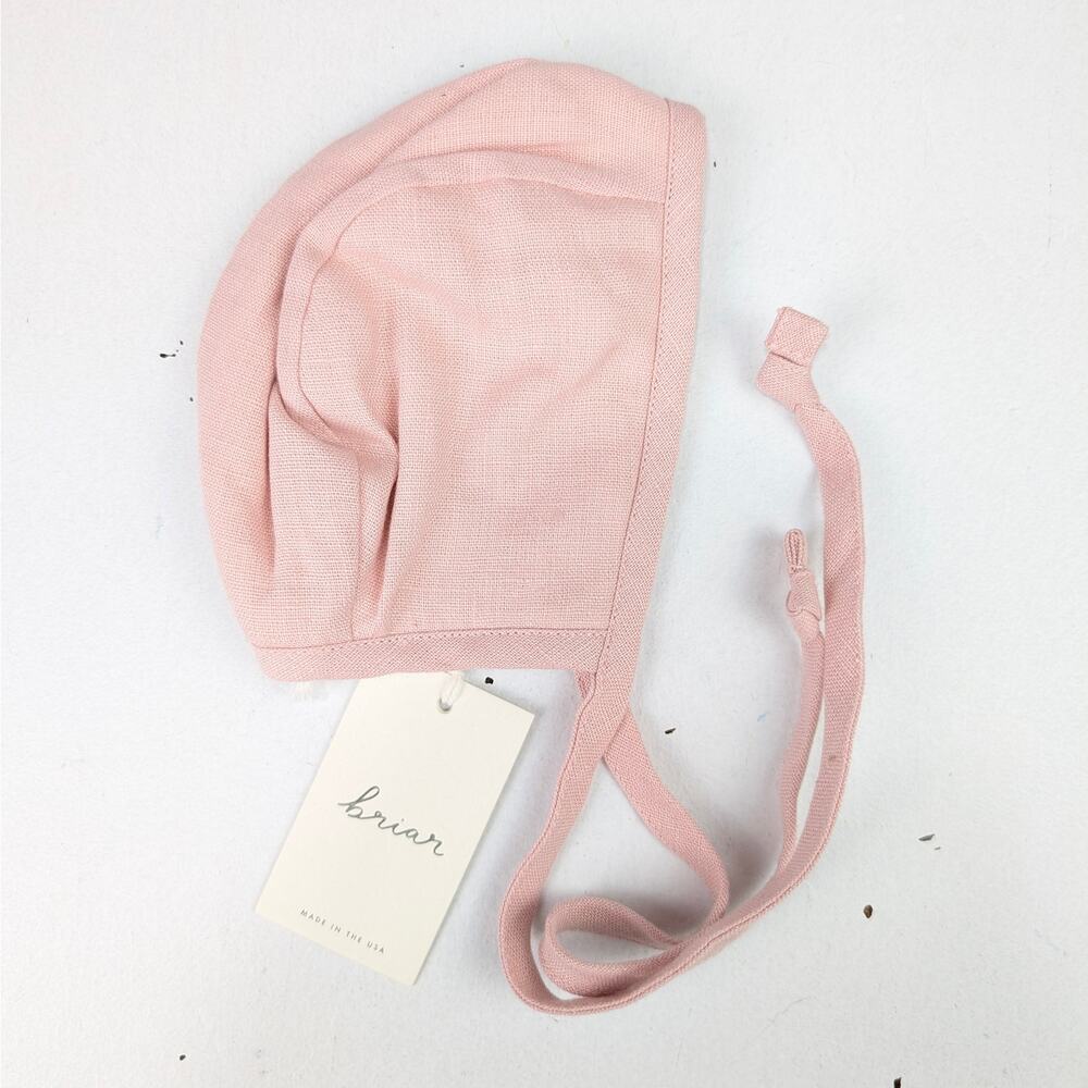 Briar Baby 0-3 Months Pink Fleece Lined Bonnet